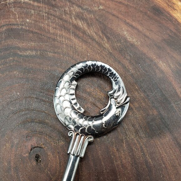 Vintage Swedish C.G. Hallberg EPNS Mini Server – Fish Handle 4.25" Silverplate - Picture 4 of 6